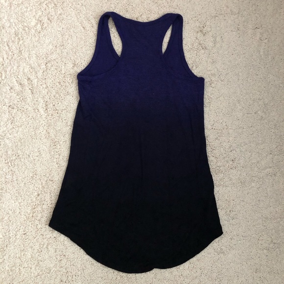 Purple Black Gradient Knit Tank Top Size XS - Picture 2 of 4